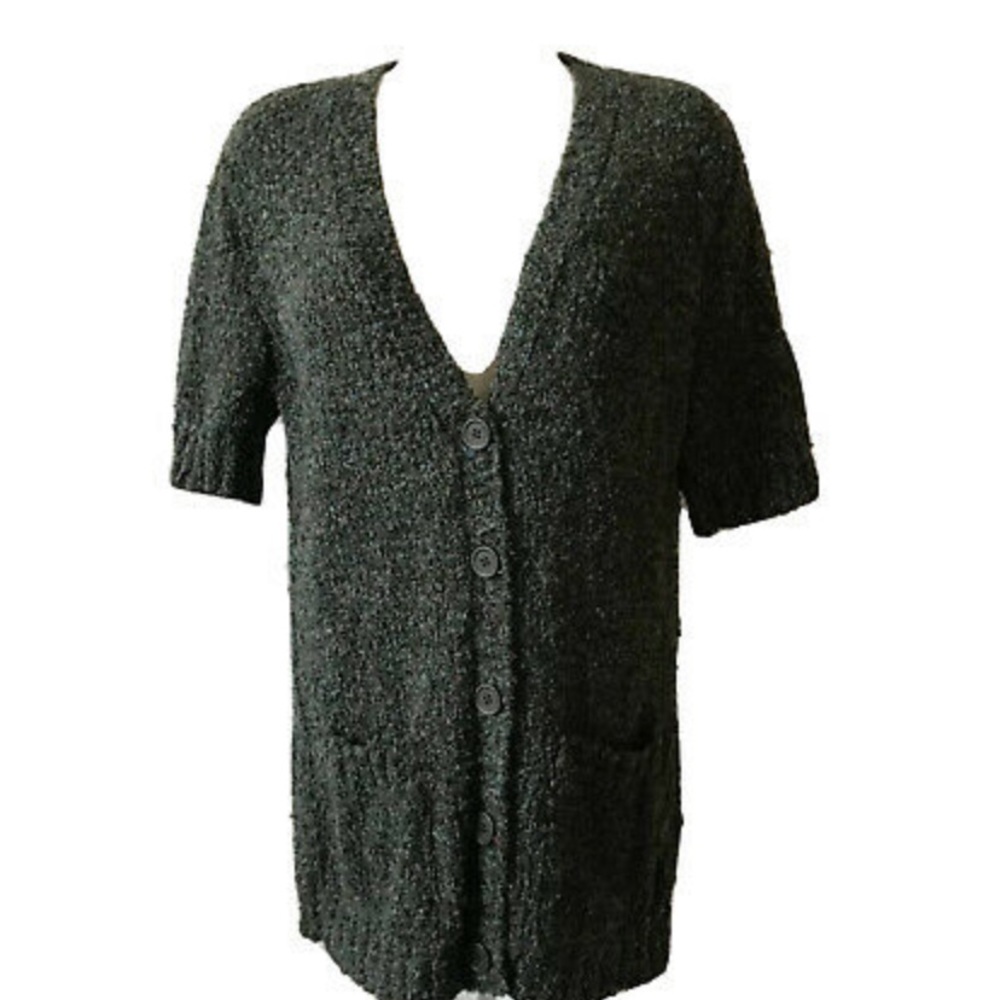 Pins and Needles Green Speckled Cardigan
